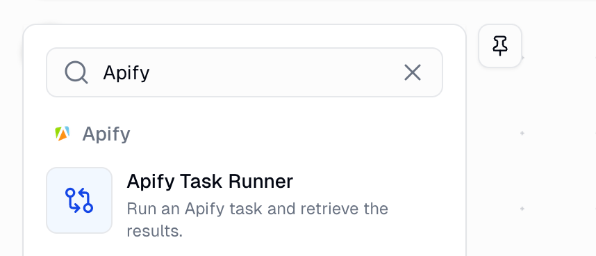 Apify Task Runner in Node Library